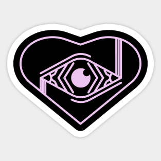 Eye heart Sticker